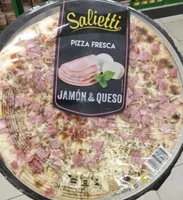 Pizza Fresca Jamón y queso