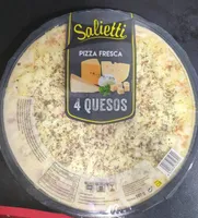 Pizza fresca 4 quesos