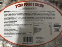 Pizza pollo y bacon