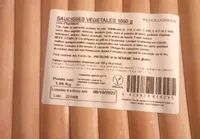 Saucisses végétales