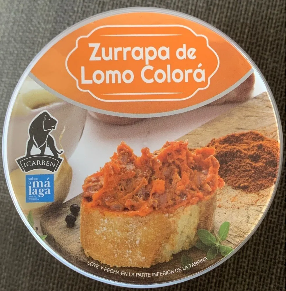 Zurrapa de lomo colorá