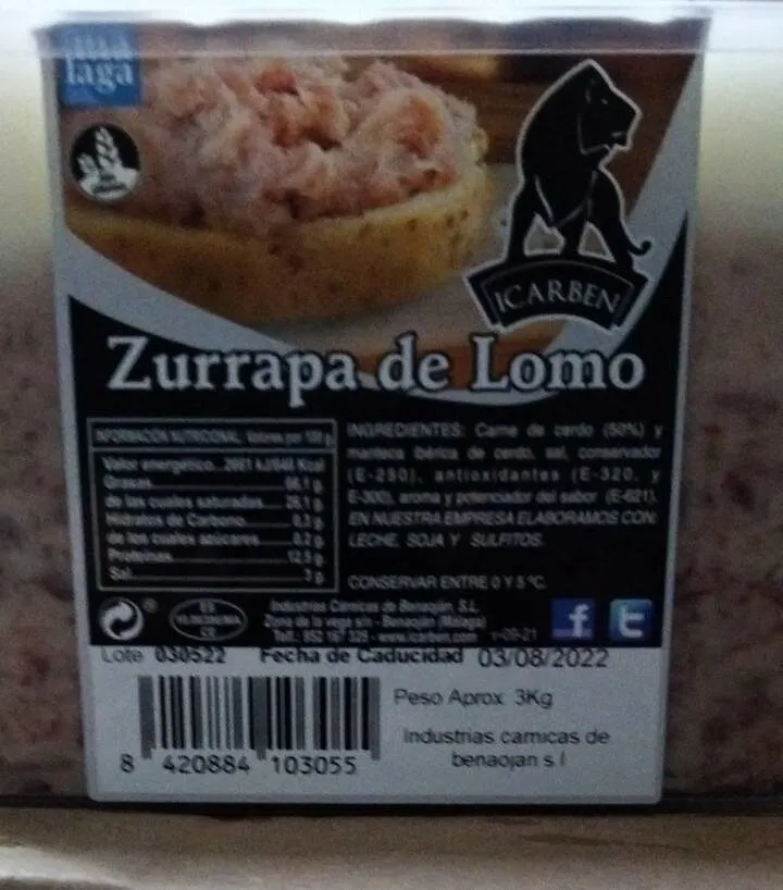 Zurrapa de lomo