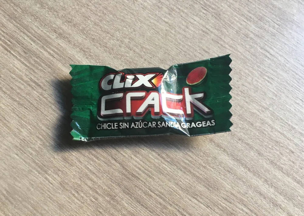 Chicle sin azucar sandia grageas
