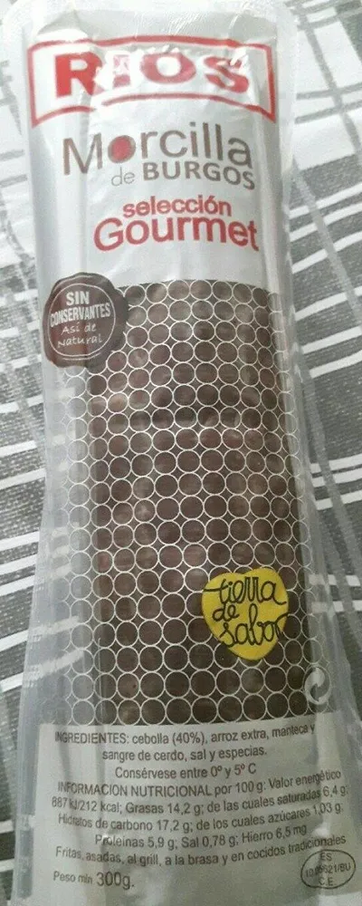 morcilla de Burgos-selección gourmet