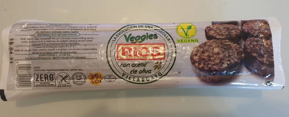Morcilla vegana