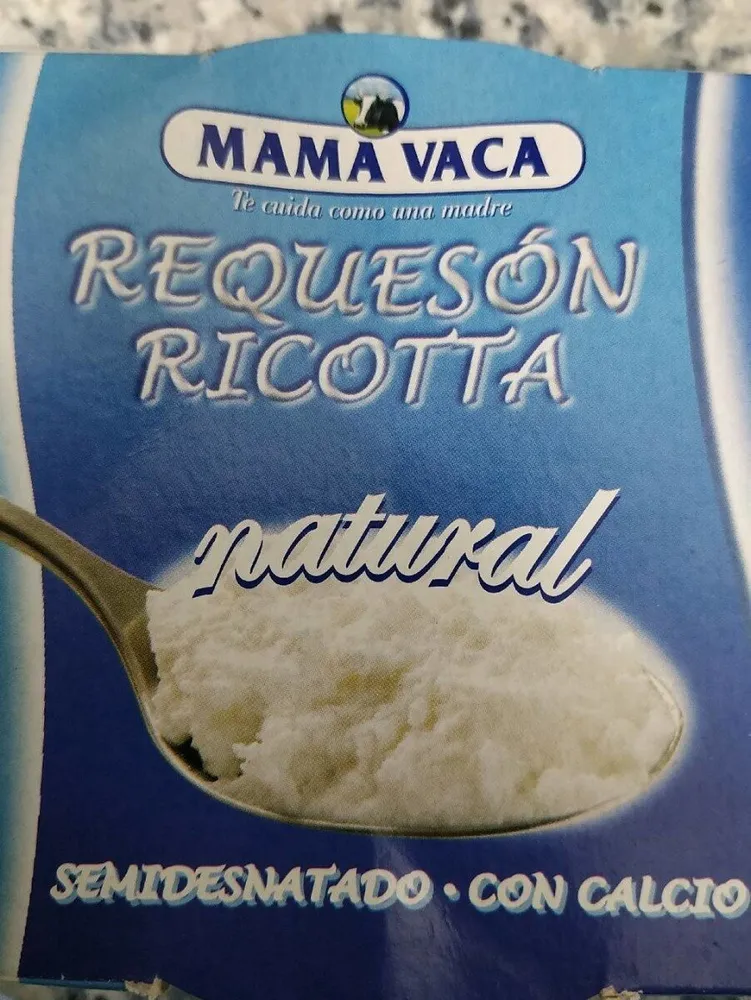 Requesón ricotta