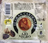 Queso cabra y vaca con ajo negro