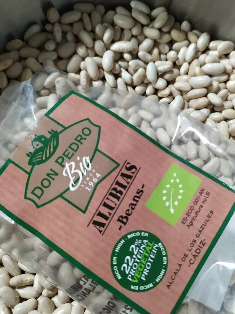 Alubias de cultivo ecológico xd