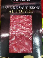 Pavé de saucisson au poivre