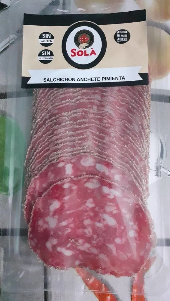 Salchichón anchete pimienta