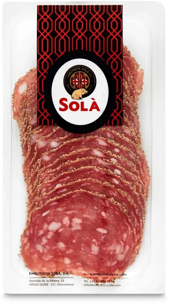 Salchichón a la pimienta