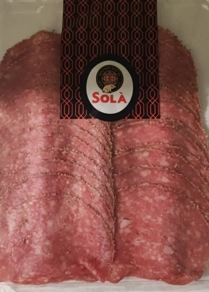 Salami anchete pimienta finas lonchas