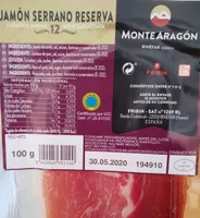 Jamón serrano reserva
