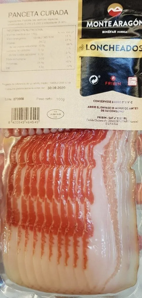 Panceta curada
