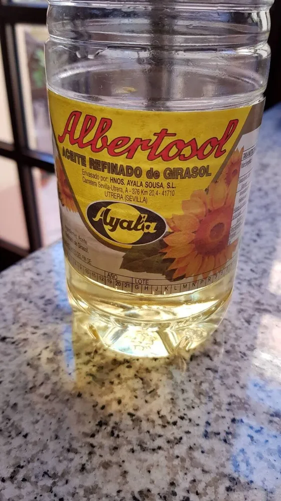 Aceite refinado de girasol