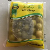 Aceitunas de mesa sin hueso