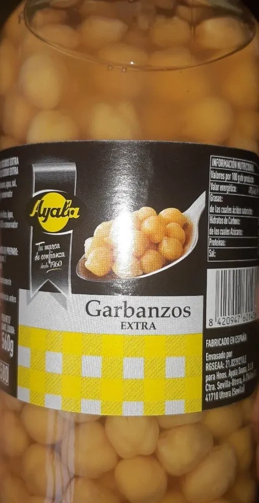 Garbanzos extra