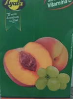 Melocotón y uva