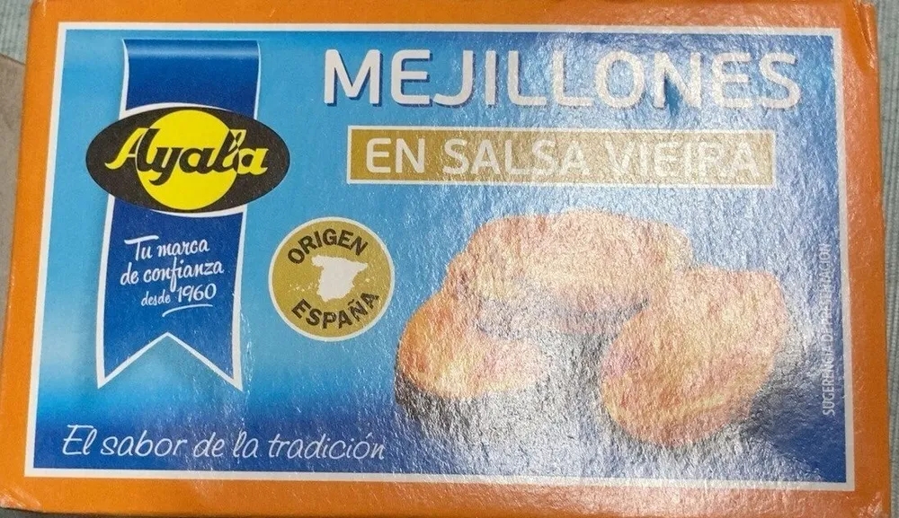 Mejillones en salsa vieira