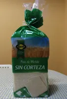 Pan de molde sin corteza
