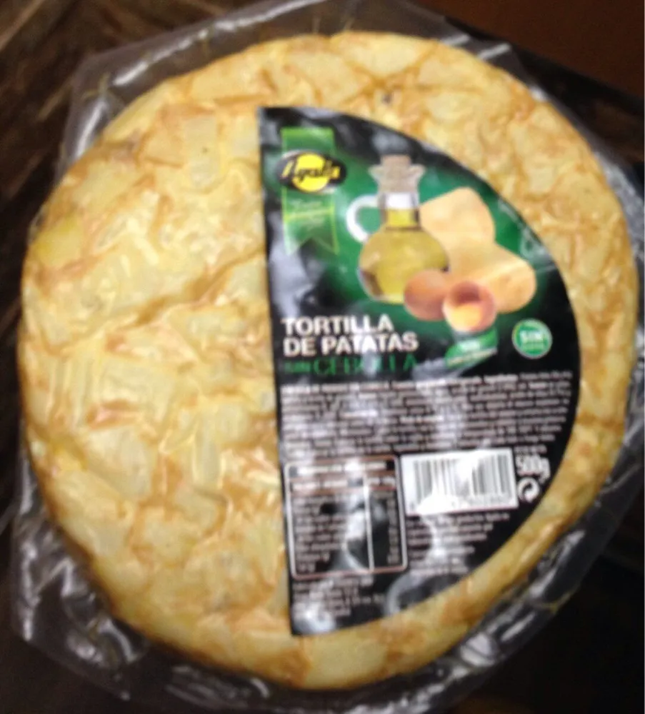 Tortilla de patatas sin cebolla