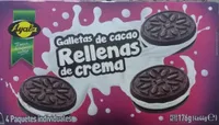 Galletas de cacao Rellenas de crema