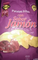 Patatas fritas con sabor a jamon