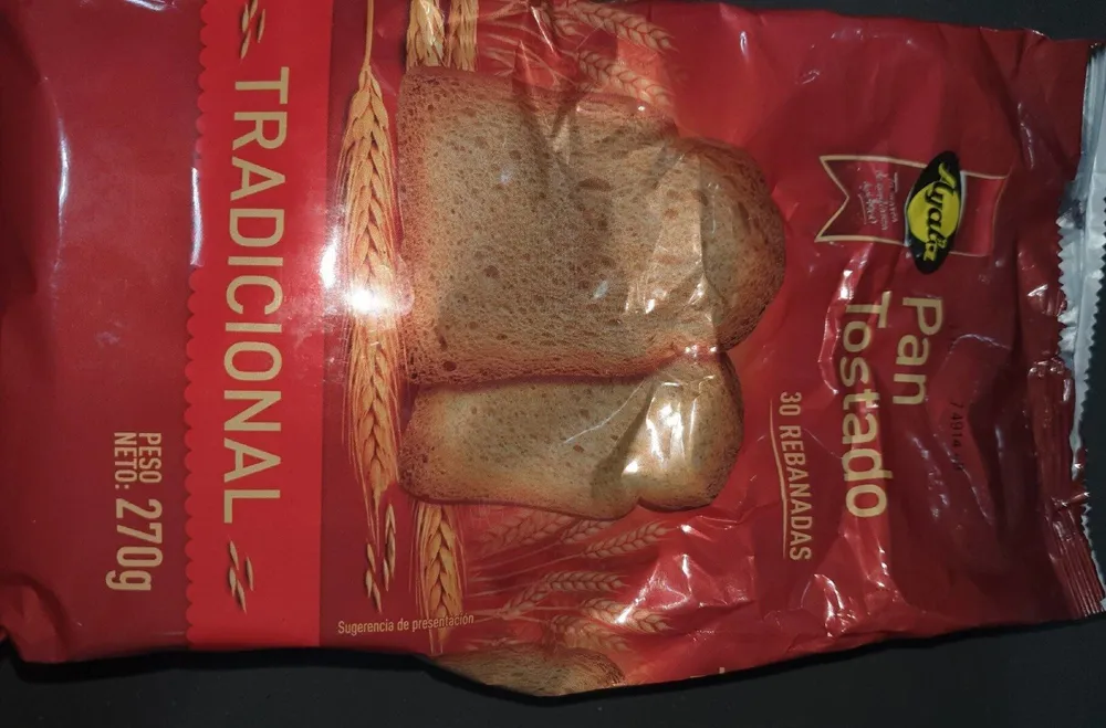 Pan tostado tradicional