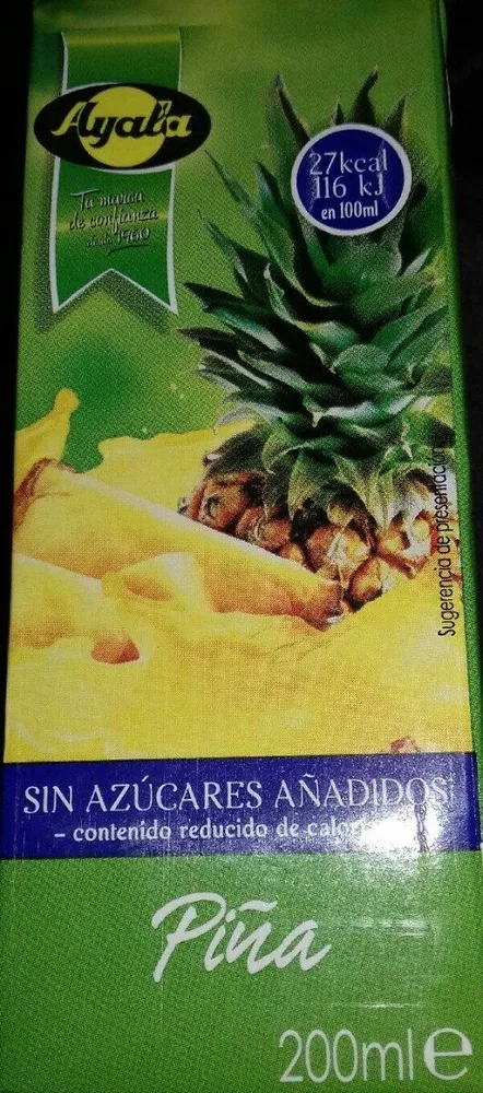 Zumo de piña