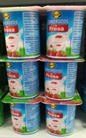 Yogurt de fresa con trozos