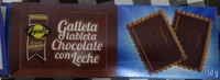 Galleta tableta chocolate con leche