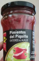 Pimientos del piquillo enteros al ajillo