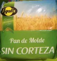 Pan de molde sin corteza