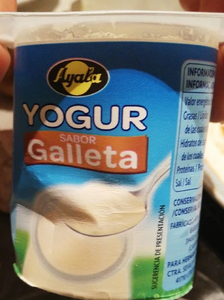 Yogur sabor galleta