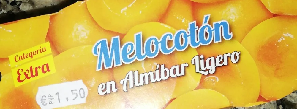 Melocotones en almibar