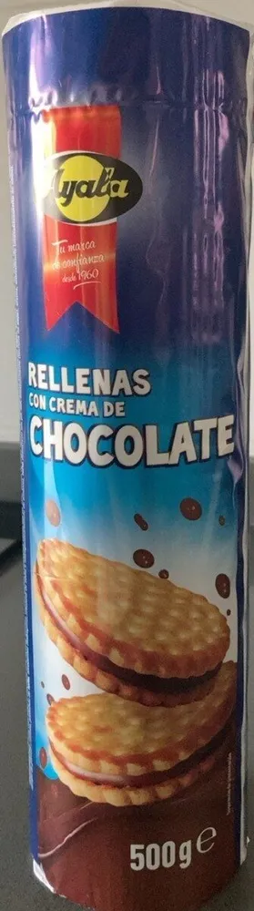 Galletas rellenas con chocolate 500g
