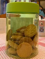 Tarro de cocina galletas de mantequilla