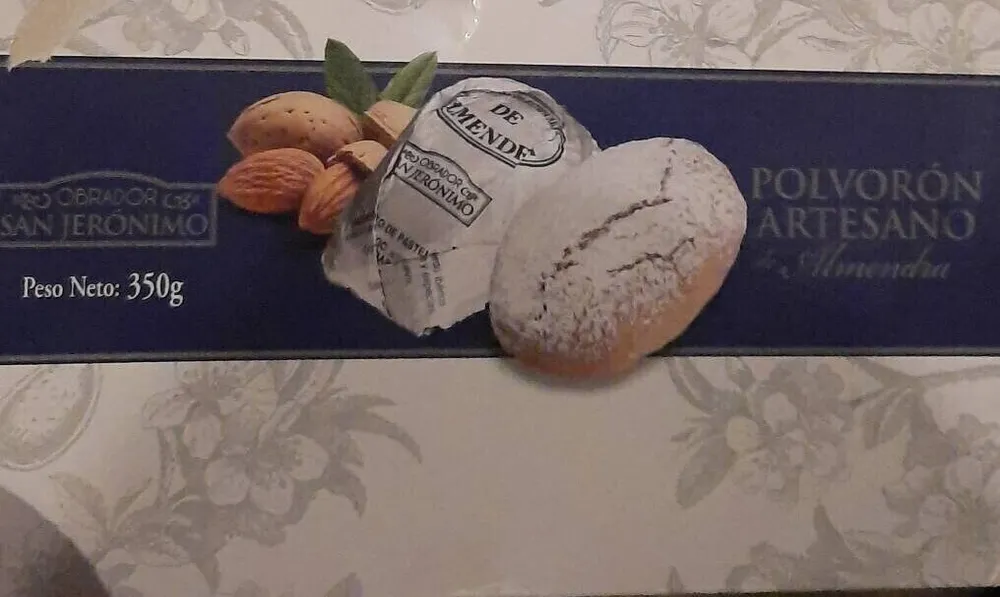 Polvorón Artesano de almendra Sanjeronimo