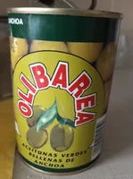 Aceitunas verdes rellenas de anchoa