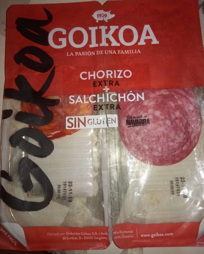 Salchichón + chorizo