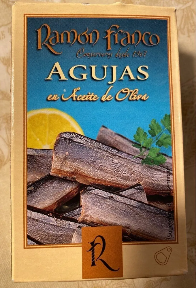 Agujas en aceite de oliva