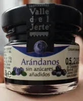 Mermelada de arándanos sin azúcares añadidos
