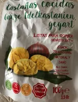 Castañas cocidas