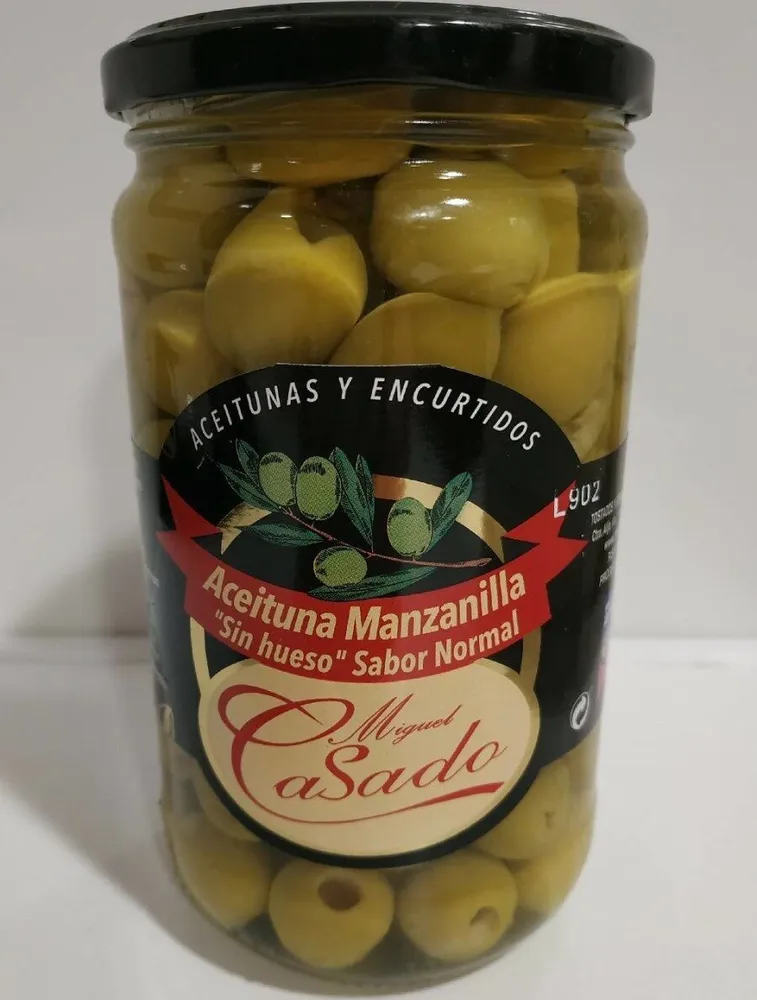 Aceitunas manzanilla sin hueso