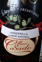 Aceitunas manzanilla sabor anchoa