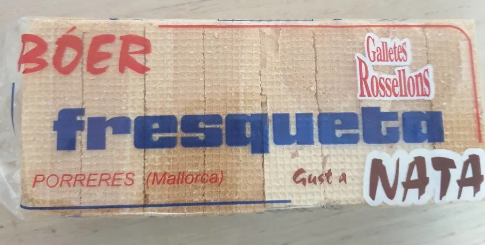 Boer fresqueta sabor nata