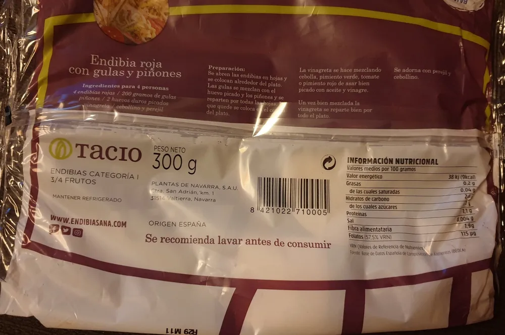 Endibias roja