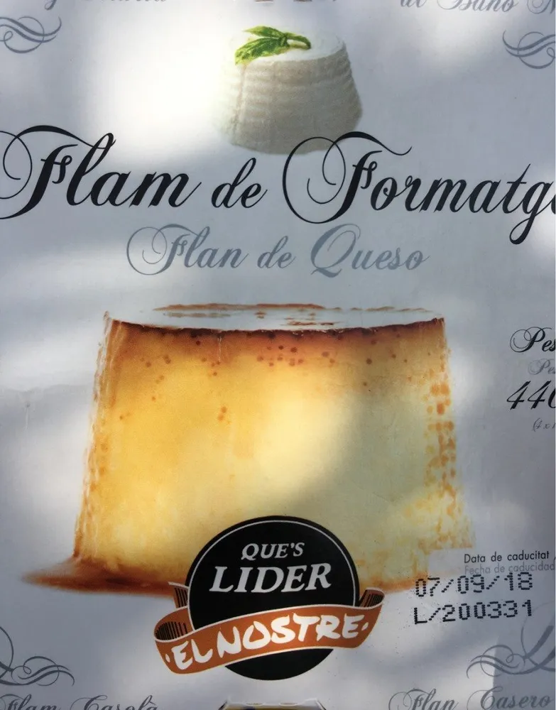 Flan de Formatge