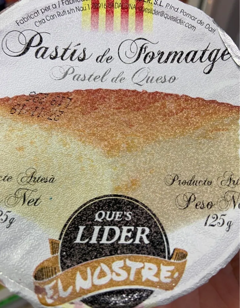 Pastel de queso