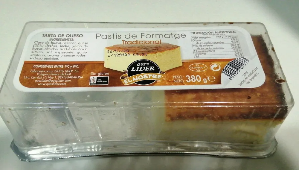 Pastis de Formatge